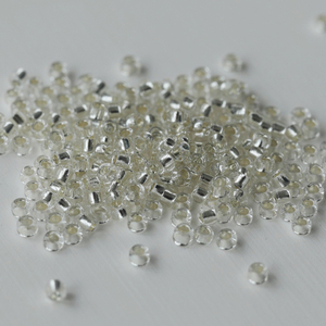 Round 15/0 silver-34 Handwork Glass Seed Beads For jewelry making
