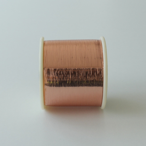 170grams Flat Yarn M Type Metallic Yarn almond color