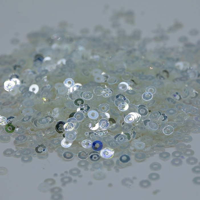 3mm Bridal Gown Fabric Crystal Sequin