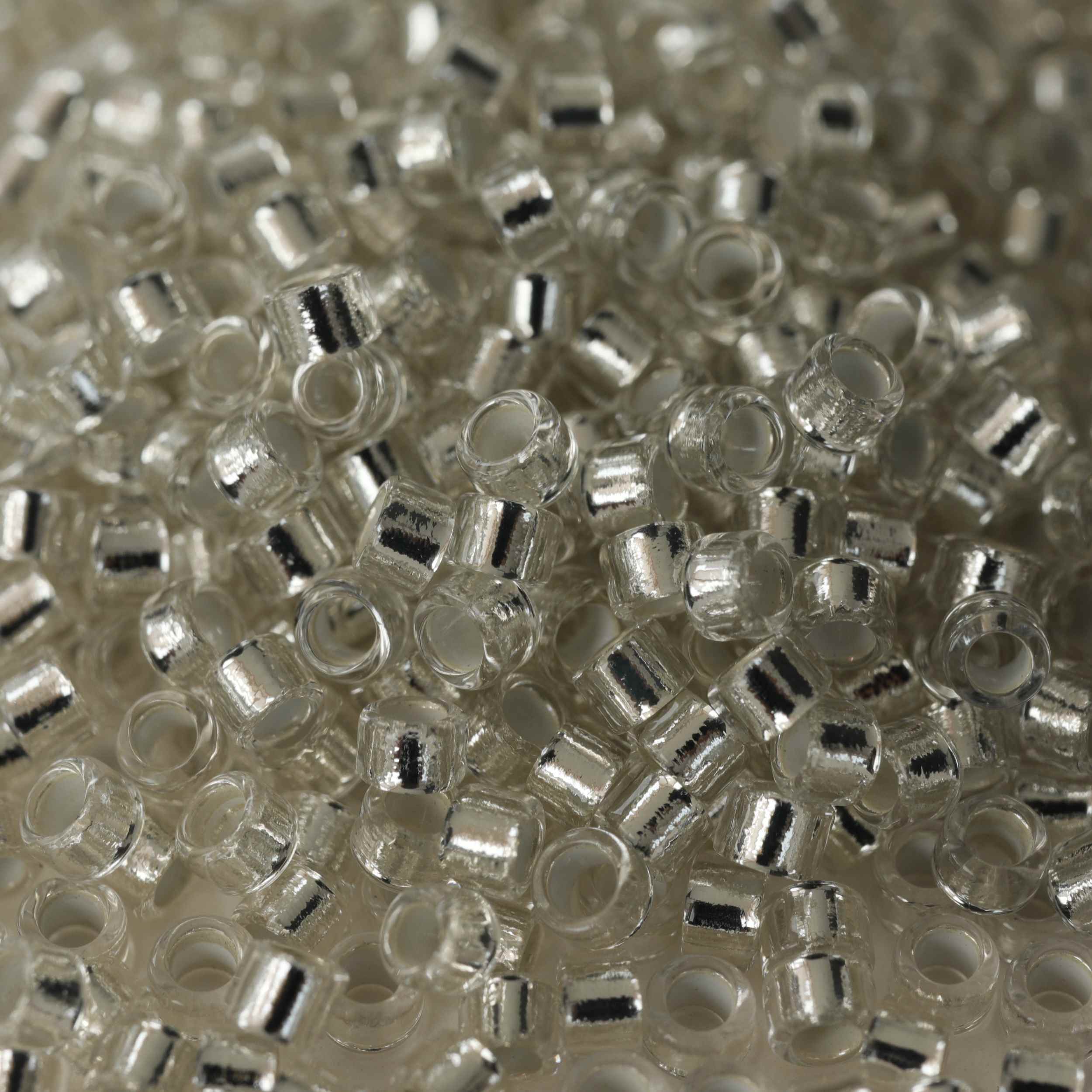 Round 2.5mm Silver-34 Machine Glass Beads For Embroidery
