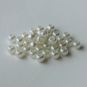 Round 4mm169 Machine Plastic Beads For Embroidery