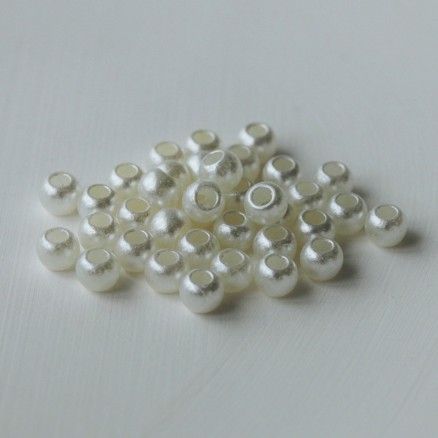 Round 4mm169 Machine Plastic Beads For Embroidery