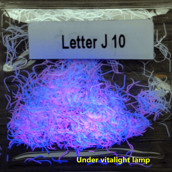 Anti-fake Fiber Anti forgery fiber Letter J10