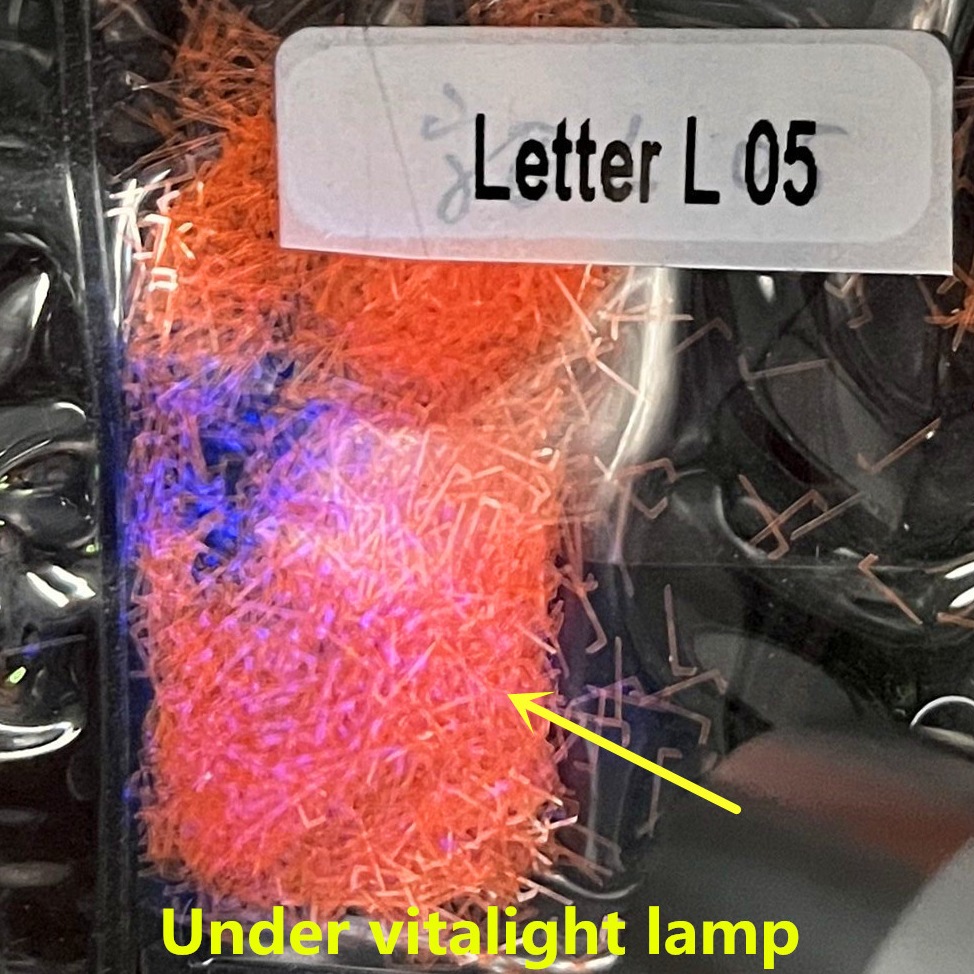 Anti-fake Fiber Anti forgery fiber Letter L 05